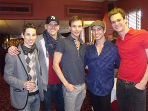 Sean Patrick Doyle, Adam Perry, Logan Keslar, Nick Adams and Nick Cunningham Photo