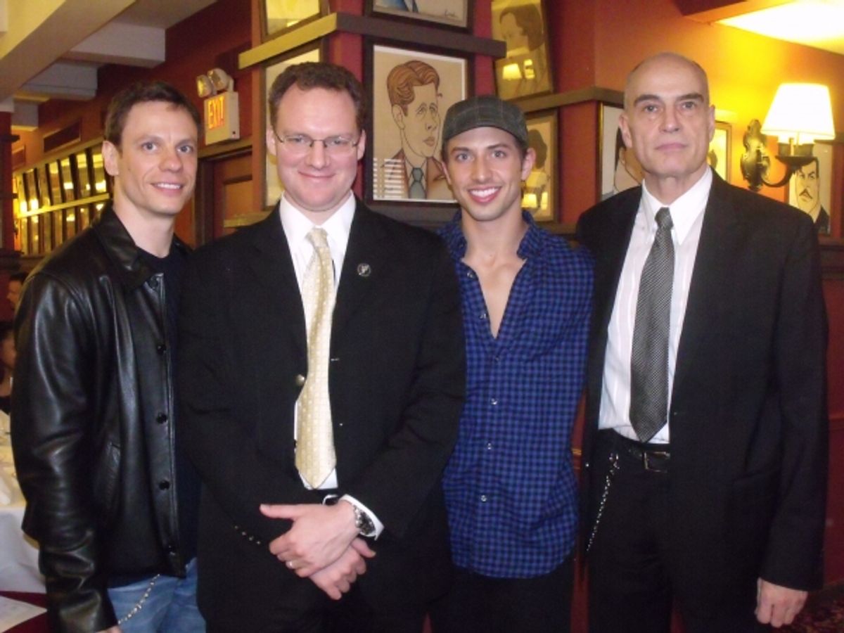 Keith Roberts, James Fayette, Nick Adams and Alex Dube at 