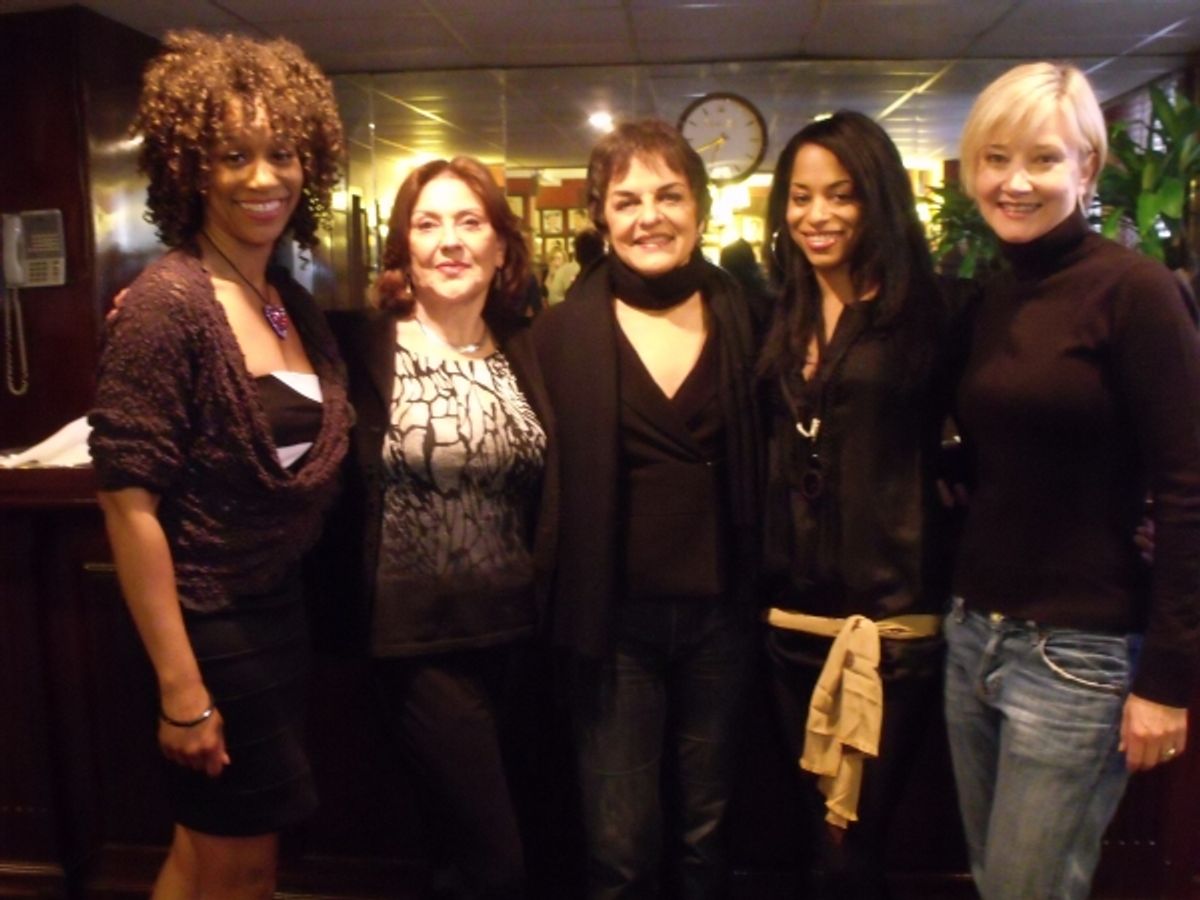 Judine Somerville, Kelly Bishop, Priscilla Lopez, Vivian Nixon and Caitlin Carter at 