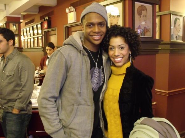 Ephraim Sykes and Halle Morse Photo