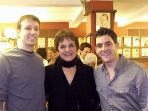 Chad Seib, Priscilla Lopez and David Baum Photo