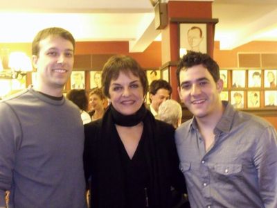 Chad Seib, Priscilla Lopez and David Baum Photo