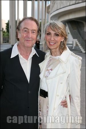 Eric Idle and wife Tania Kosevich @ BroadwayWorld Eric Idle and wife Tania Kosevich Photo