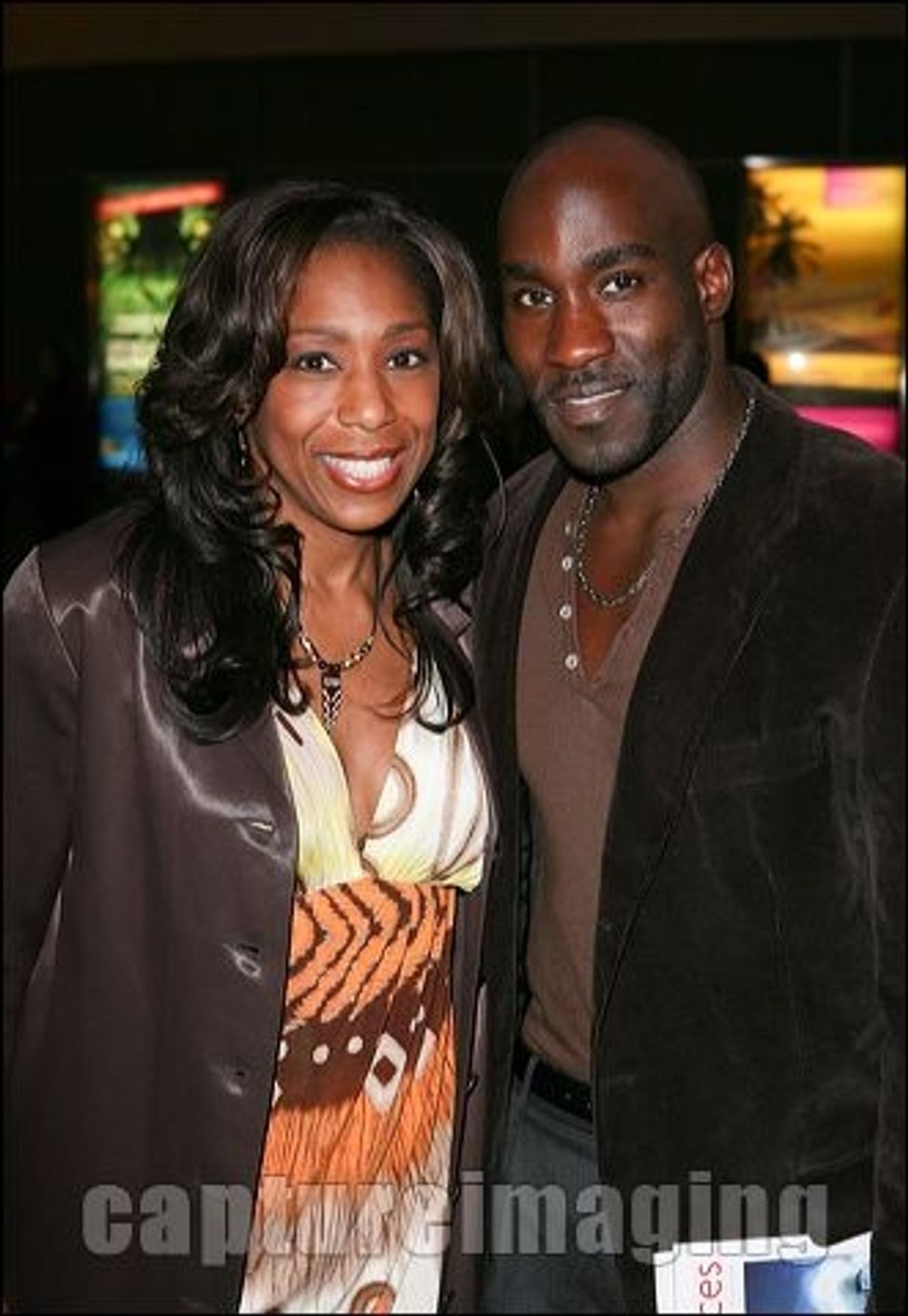 Dawnn Lewis and David St. Louis at 