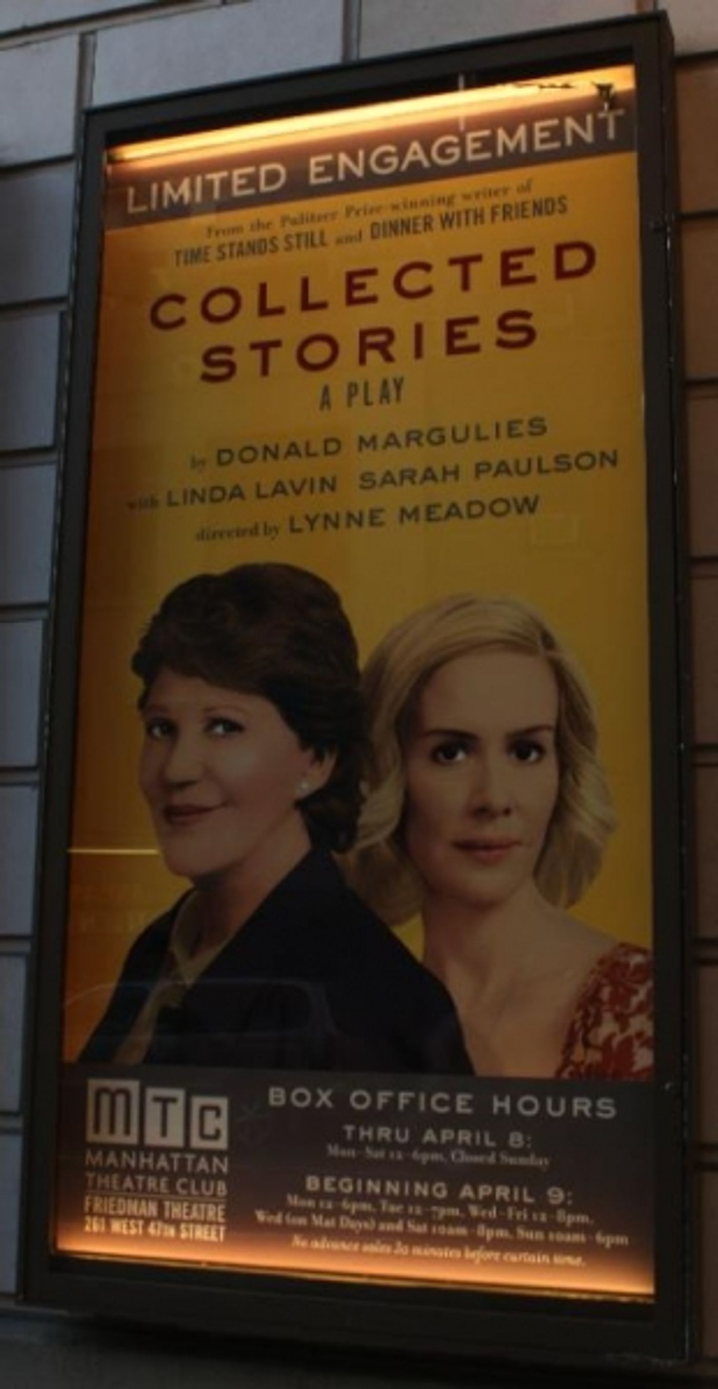 Photo Coverage: COLLECTED STORIES Opening Night Arrivals!  Image