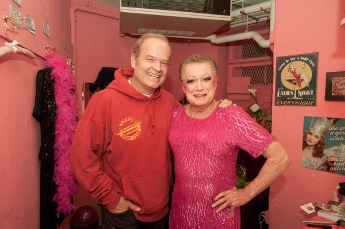 Photo Flash: Regis Visits LA CAGE Backstage on LIVE!  Image