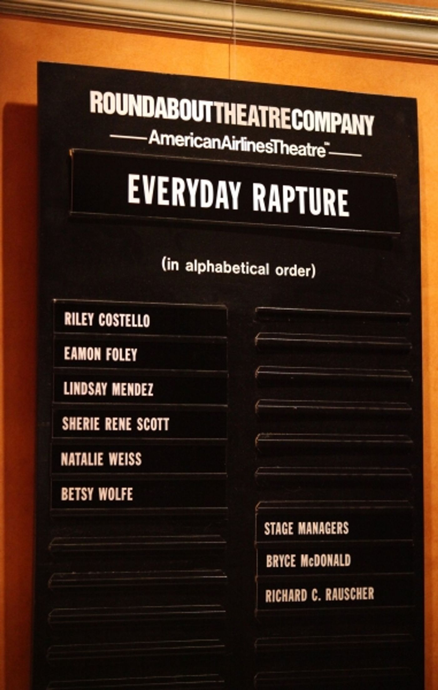 Photo Coverage: EVERDAY RAPTURE Opening Night Curtain Call  Image