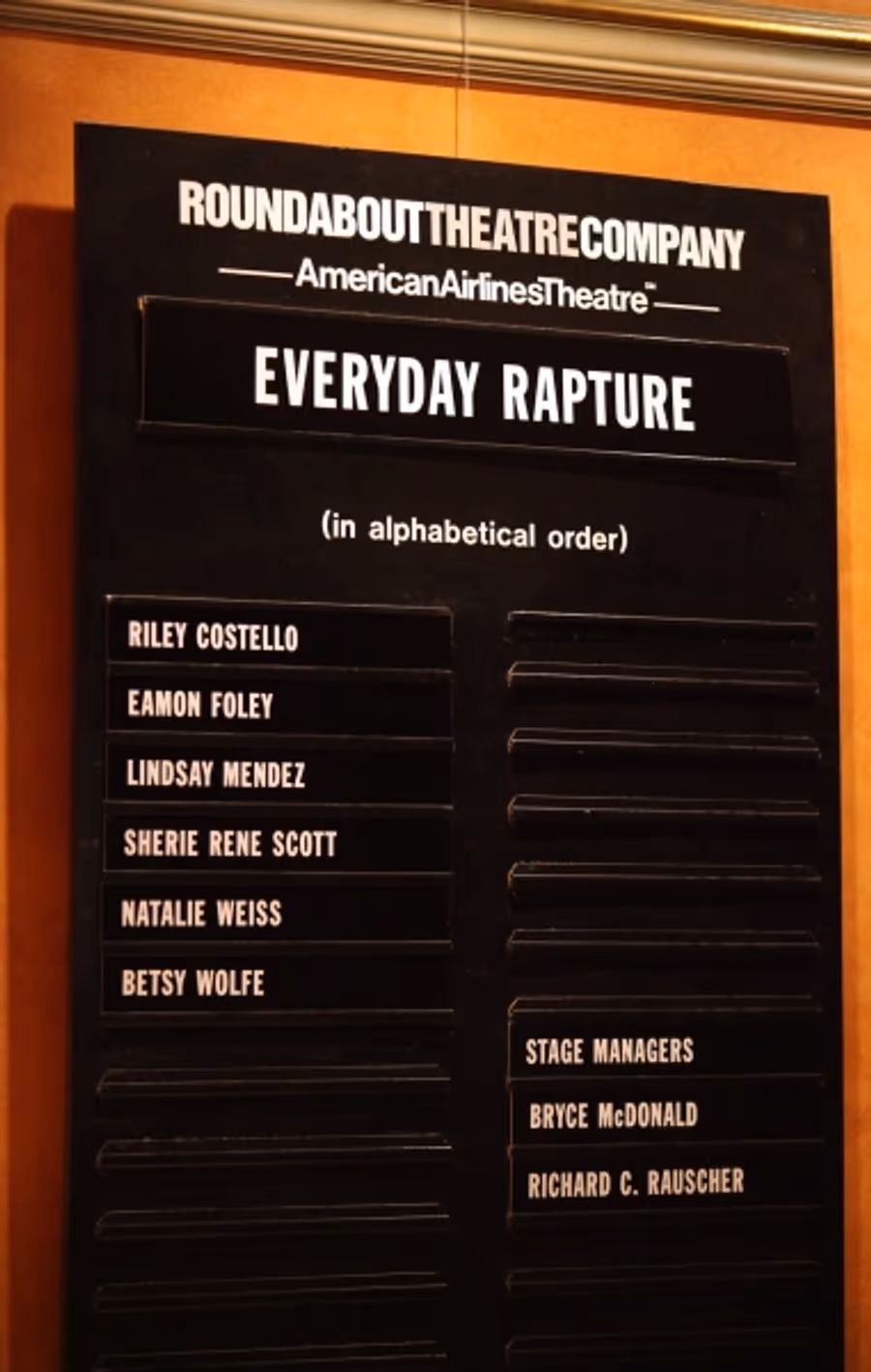 Photo Coverage: EVERDAY RAPTURE Opening Night Curtain Call Image