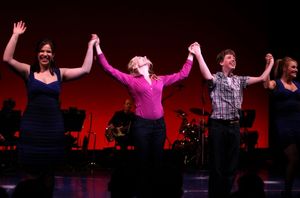 Lindsay Mendez, Sherie Rene Scott, Eamon Foley and Betsy Wolfe Photo
