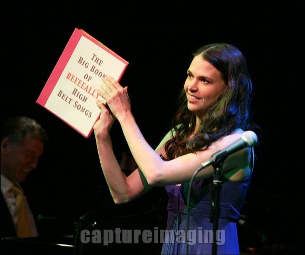 Michael Rafter and Sutton Foster  at 