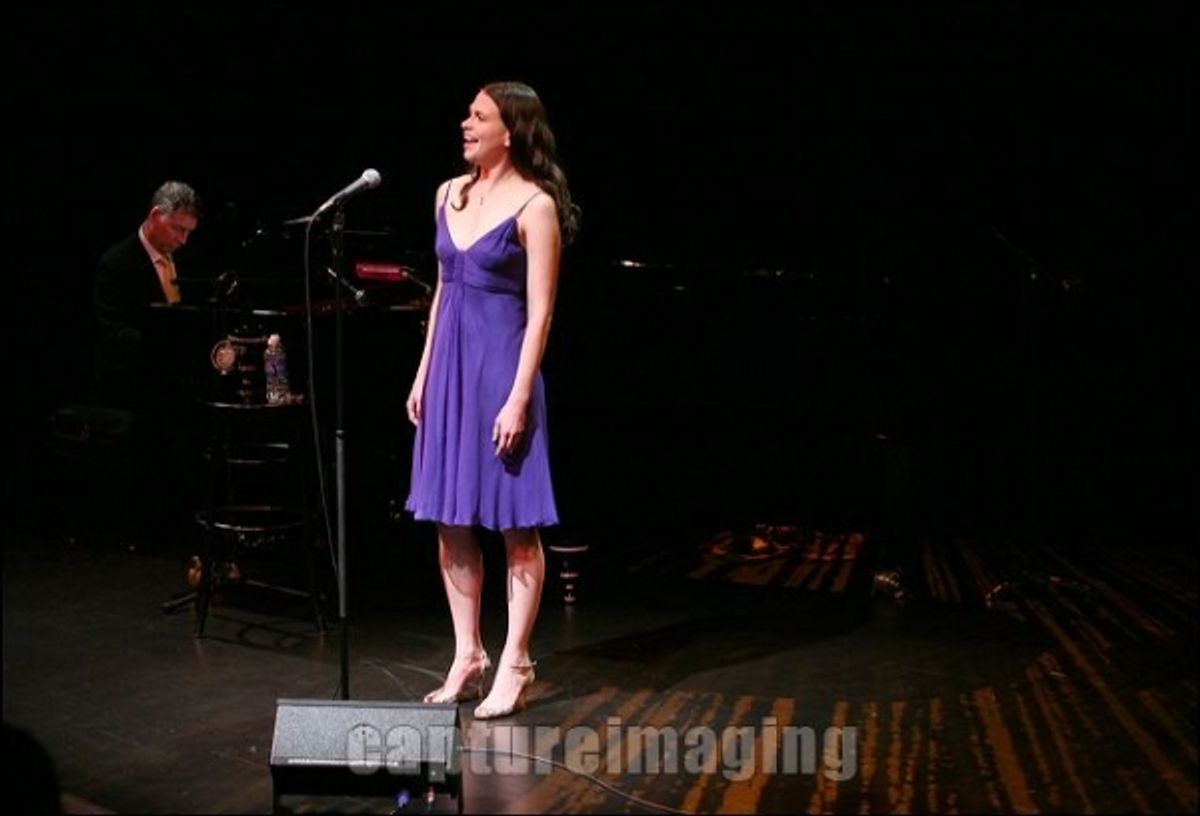 Michael Rafter and Sutton Foster  at 
