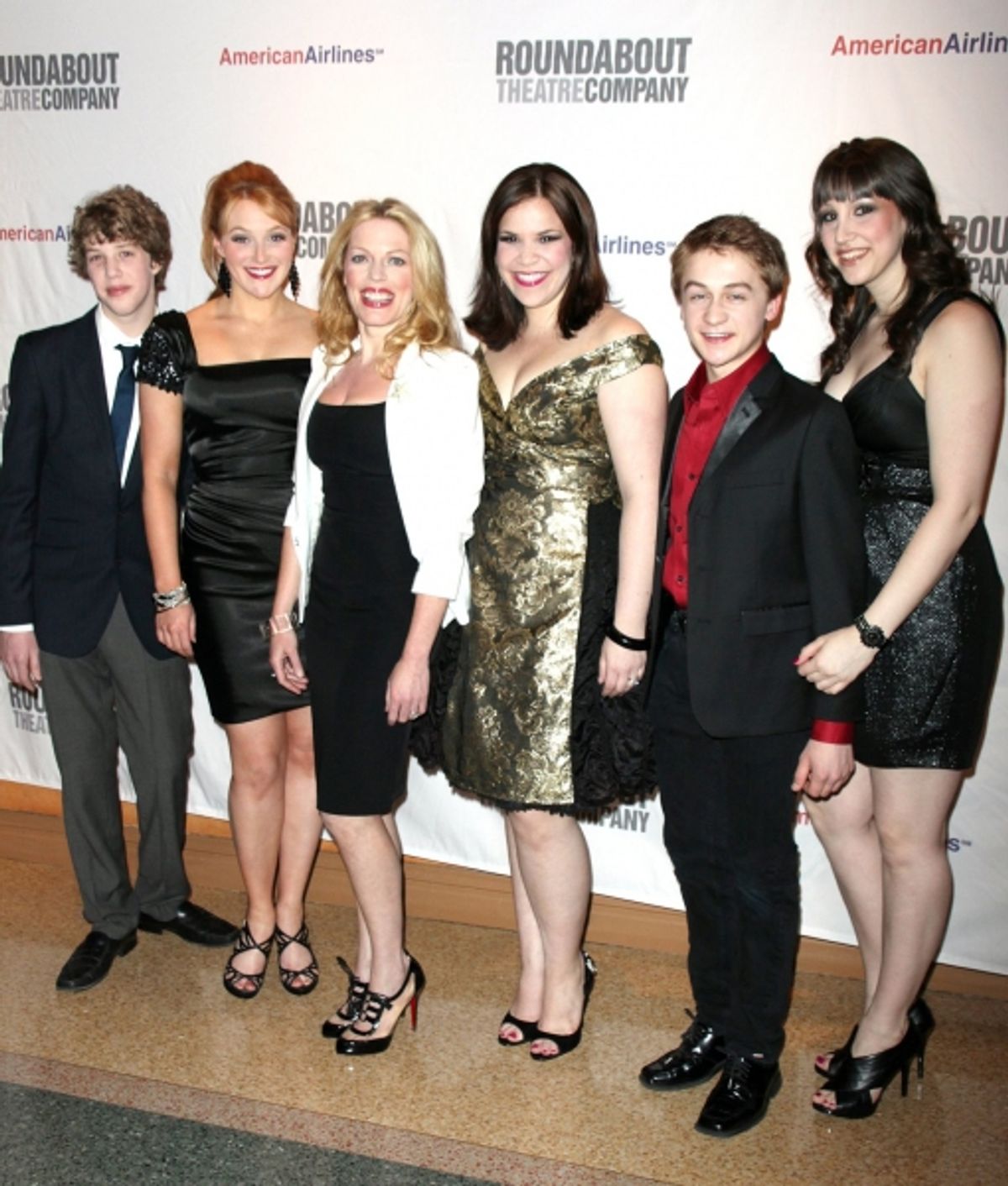 Eamon Foley, Betsy Wolfe, Sherie Rene Scot, Lindsay Mendez, Natalie Weiss & Riley Costello at 