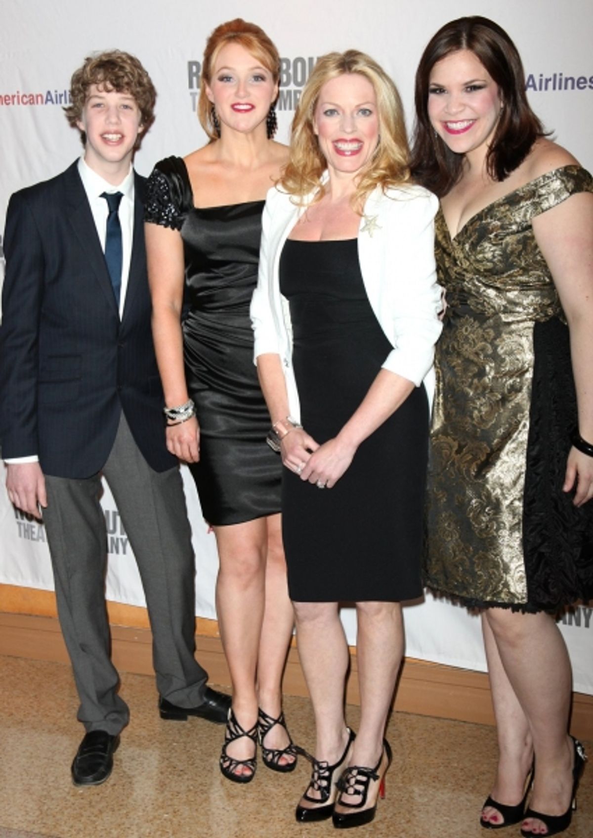 Eamon Foley, Betsy Wolfe, Sherie Rene Scott, Lindsay Mendez at 