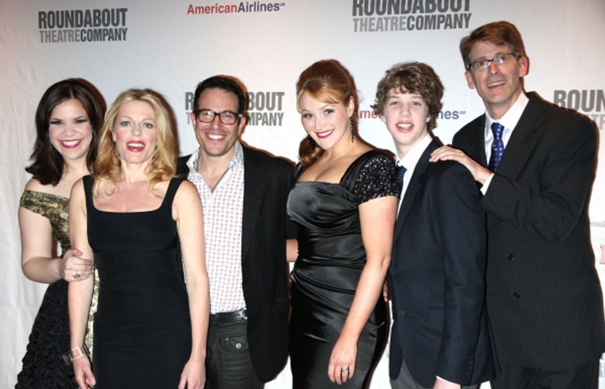 Lindsay Mendez, Sherie Rene Scott, Michael Mayer, Betsy Wolfe, Eamon Foley and Dick Scanlon at 