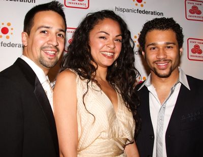 Lin-Manuel Miranda, Karen  Olivo and Corbin Bleu Photo