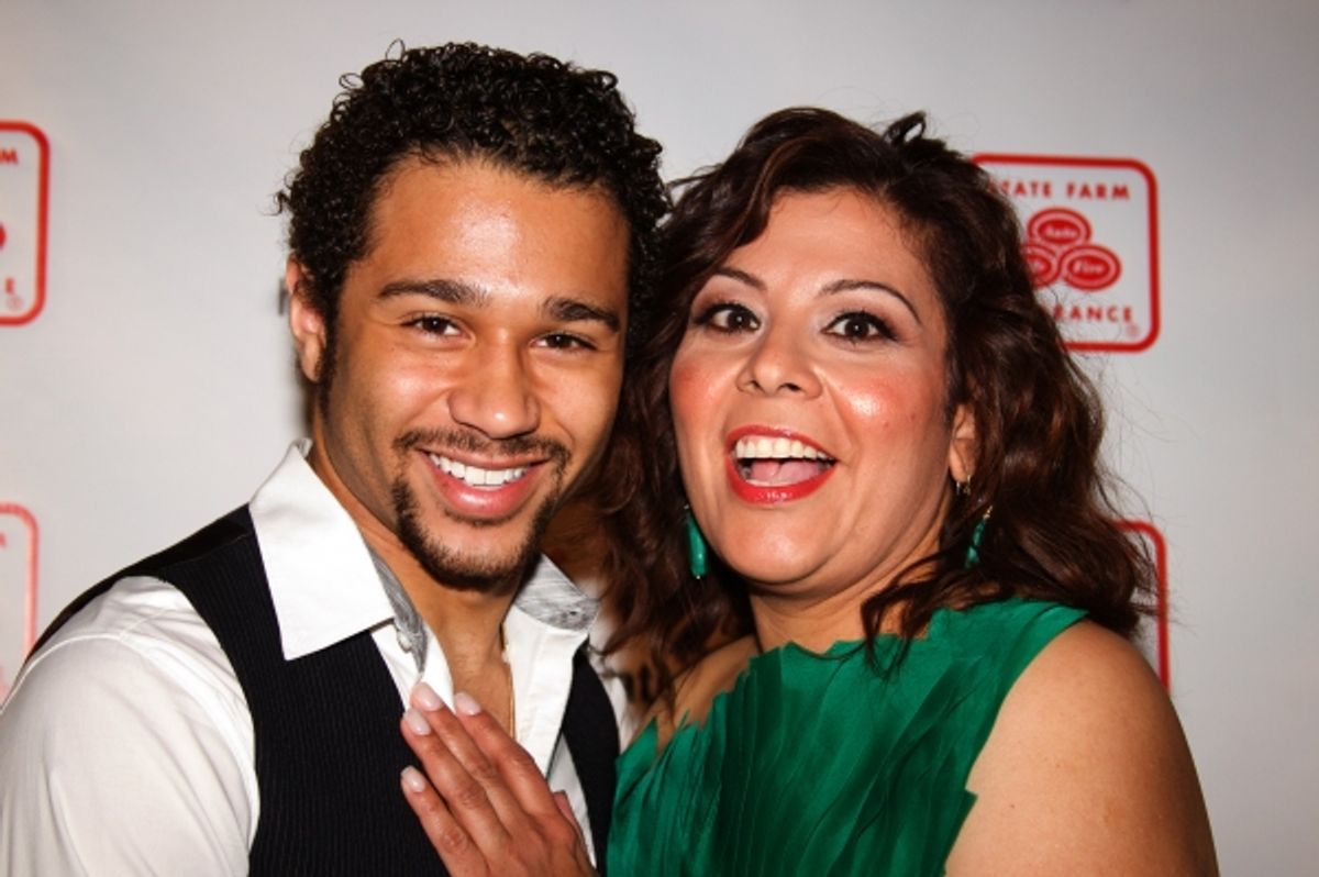 Corbin Bleu and Lillian Rodriguez Lopez at 
