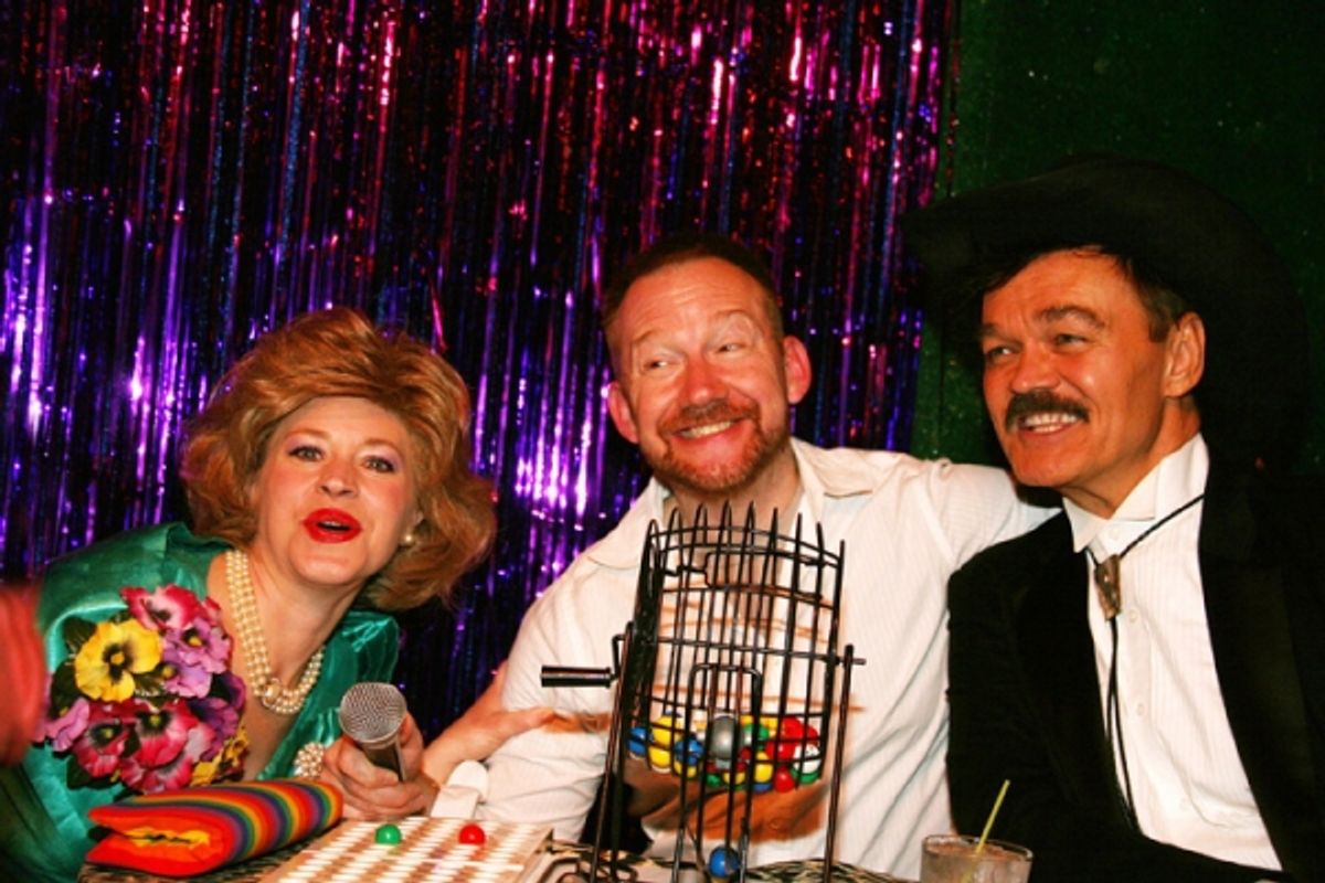 Tina McKissick, Will Clark, Randy Jones at 