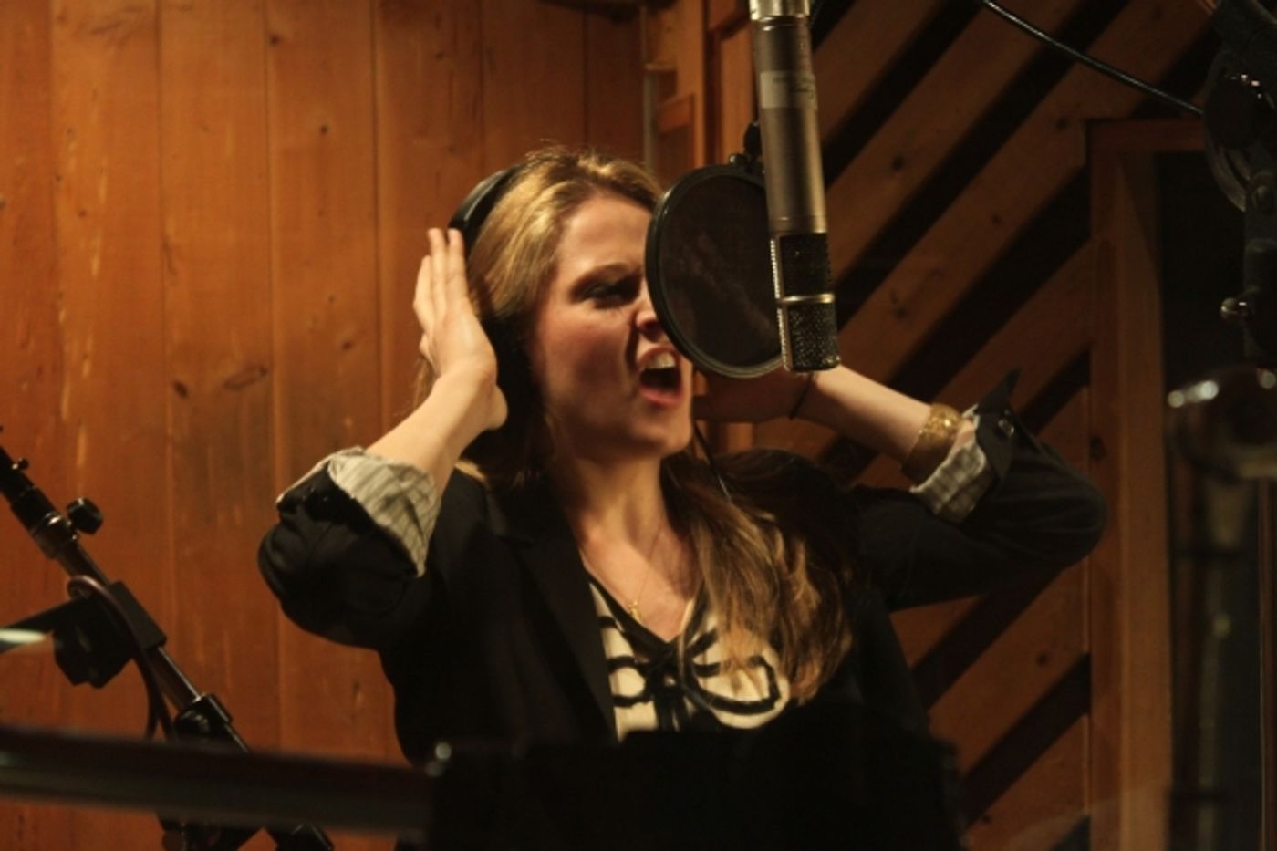 Photo Flash: Inside the BLOODY BLOODY Recording Session Photo Flash: Inside the BLOODY BLOODY Recording Session Image