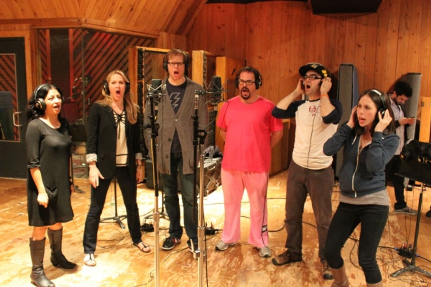 Photo Flash: Inside the BLOODY BLOODY Recording Session Photo Flash: Inside the BLOODY BLOODY Recording Session Image