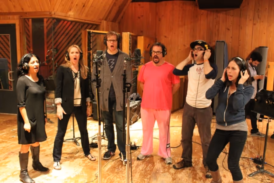 Photo Flash: Inside the BLOODY BLOODY Recording Session Image