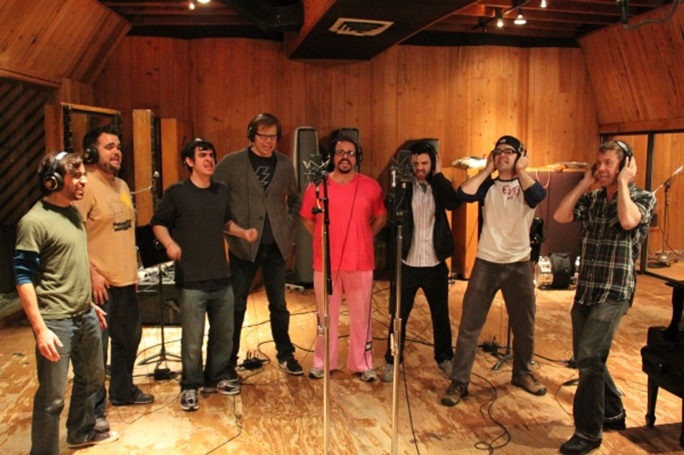 Photo Flash: Inside the BLOODY BLOODY Recording Session Photo Flash: Inside the BLOODY BLOODY Recording Session Image