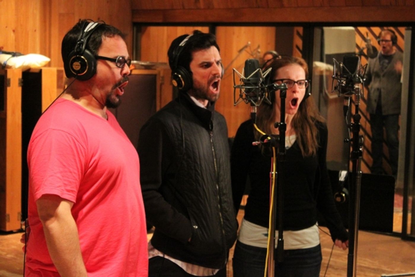 Photo Flash: Inside the BLOODY BLOODY Recording Session Photo Flash: Inside the BLOODY BLOODY Recording Session Image