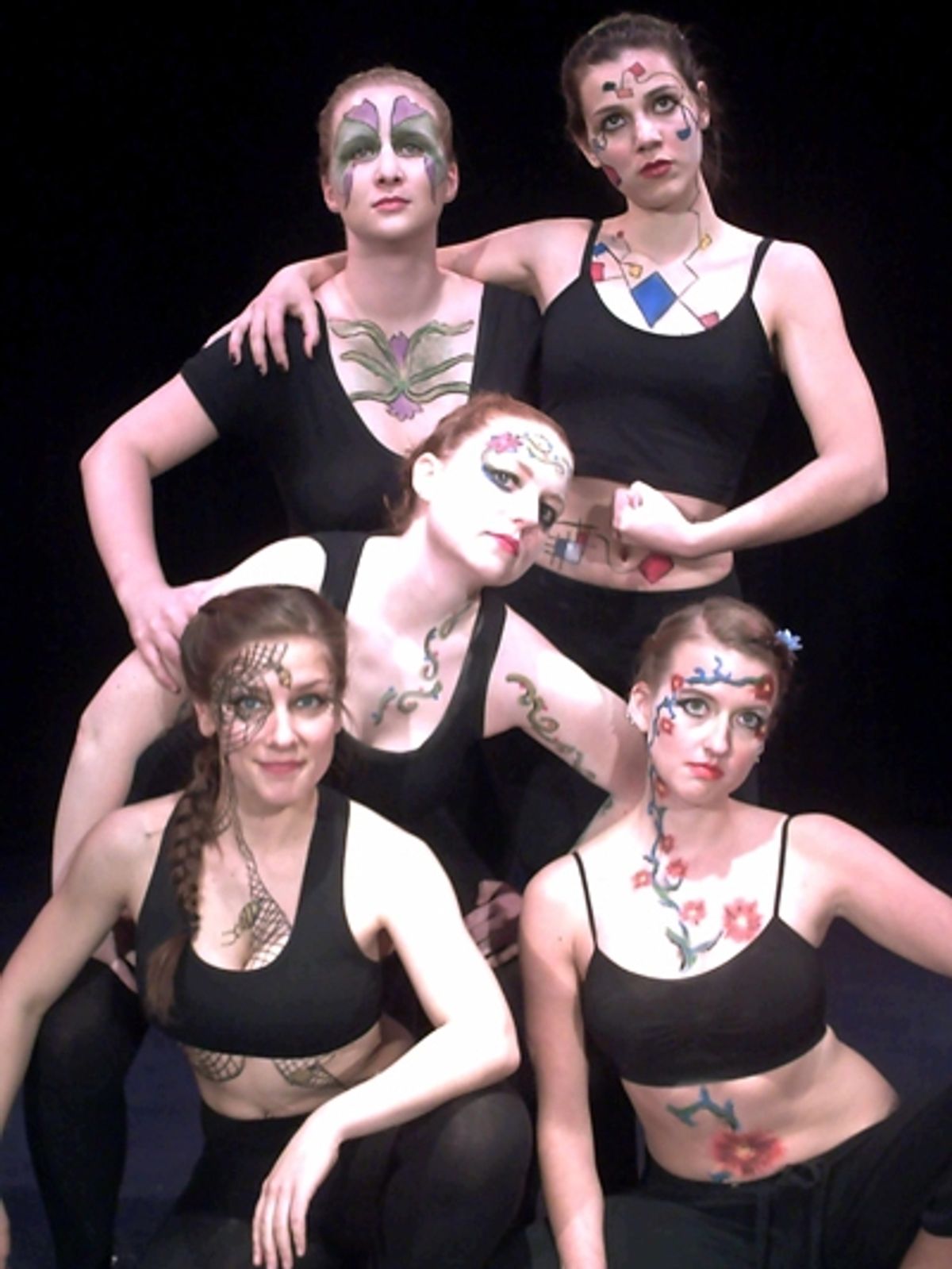 Jordan Anna Siegel, Danai Epithymiadi (middle) Mary Goodwin (l. to r. bottom row) Lindsey Larkin, Amy Kathryn White at 