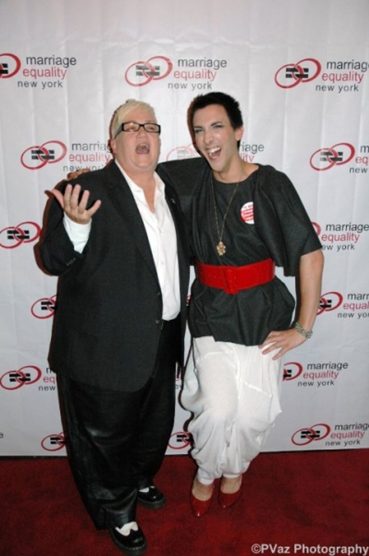 Lea DeLaria & Marti Gould Cummings at 