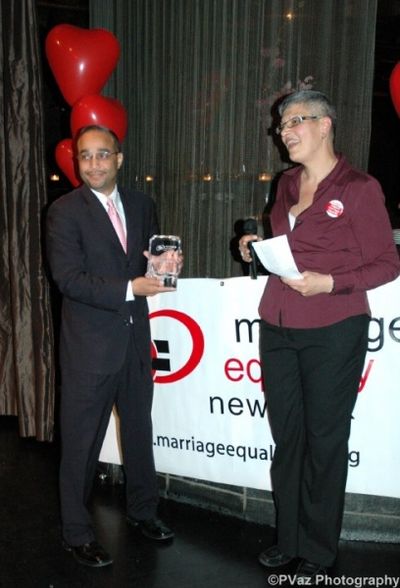 Senator Jose Peralta & Cathy Marino-Thomas Photo