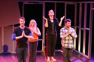 David Spencer, Michael Lindner, Laura Fitzpatrick, and Lara Thew Photo