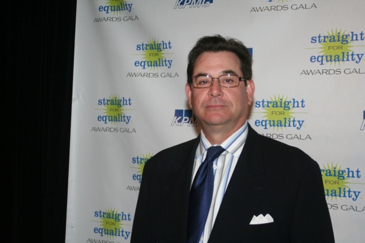 Bruce Pfau (Vice-Chair Human Resources KPMG) at PFLAG's Straight for Equality Honors Minnelli and More
