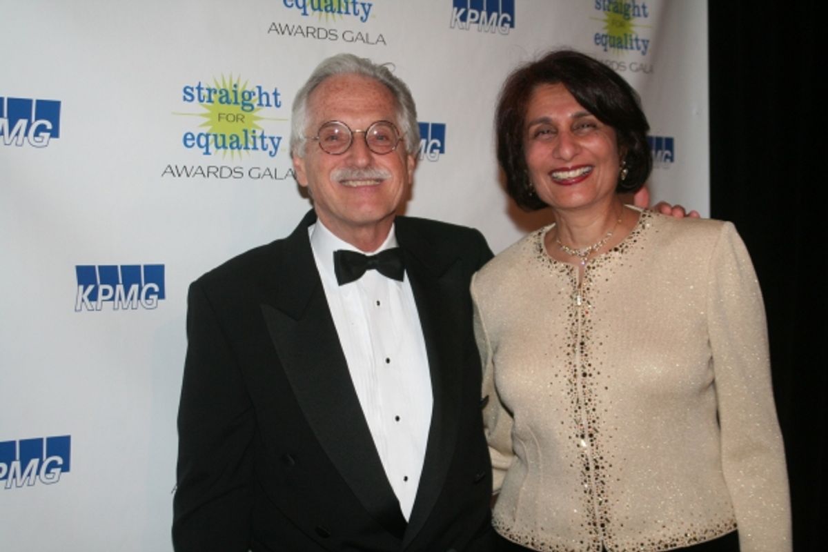 John Cepek and Straight for Equality in Business Honoree Rohini Anand (Senior VP and Global Chief  at 