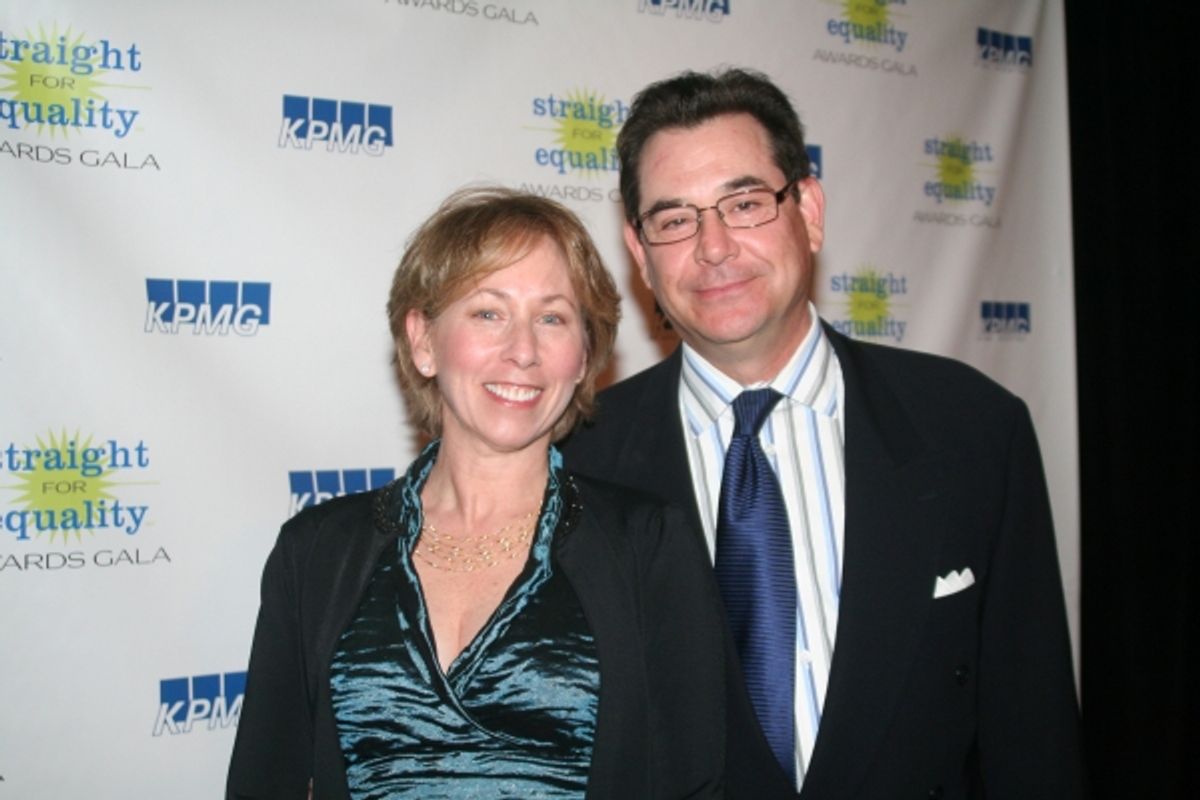 Amy Pfau and Bruce Pfau at PFLAG's Straight for Equality Honors Minnelli and More