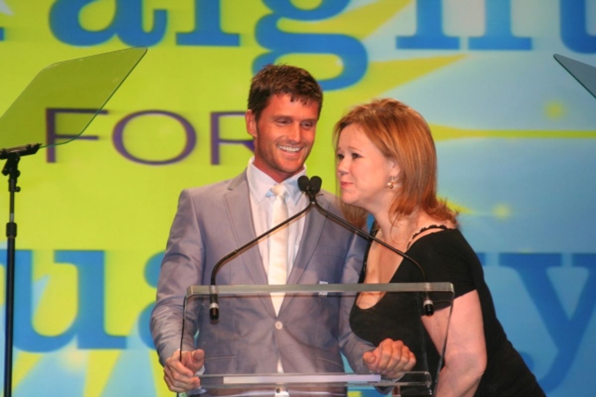 Reichen Lehmkul and Caroline Rhea at 