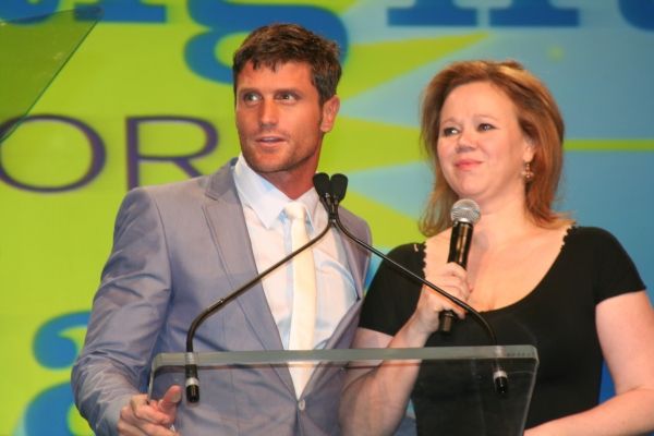 Reichen Lehmkul and Caroline Rhea Photo