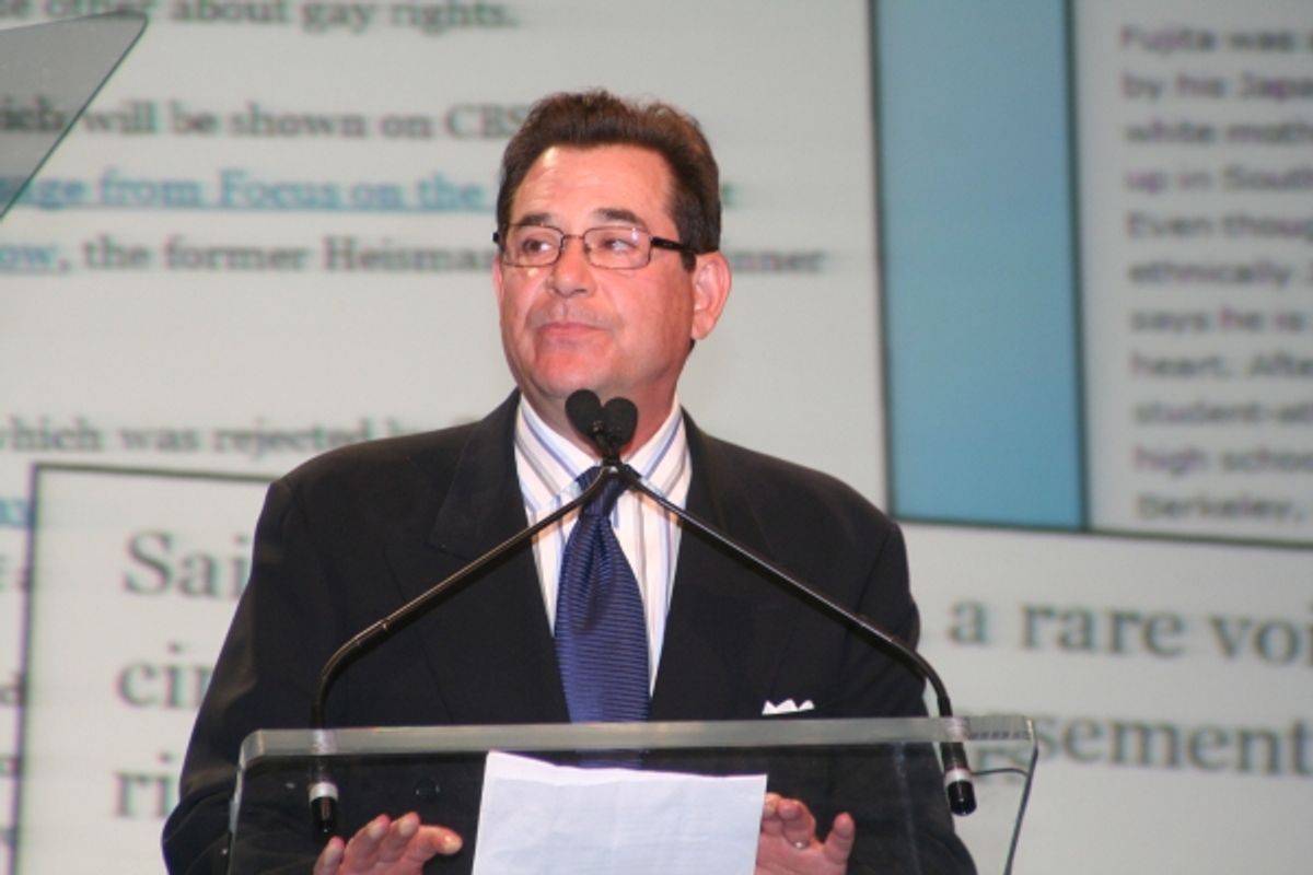 Bruce Pfau at PFLAG's Straight for Equality Honors Minnelli and More
