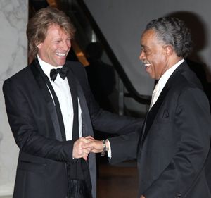 Jon Bon Jovi & Al Sharpton @ BroadwayWorld Jon Bon Jovi & Al Sharpton Photo