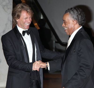 Jon Bon Jovi & Al Sharpton Photo