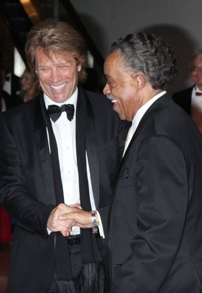 Jon Bon Jovi & Al Sharpton Photo