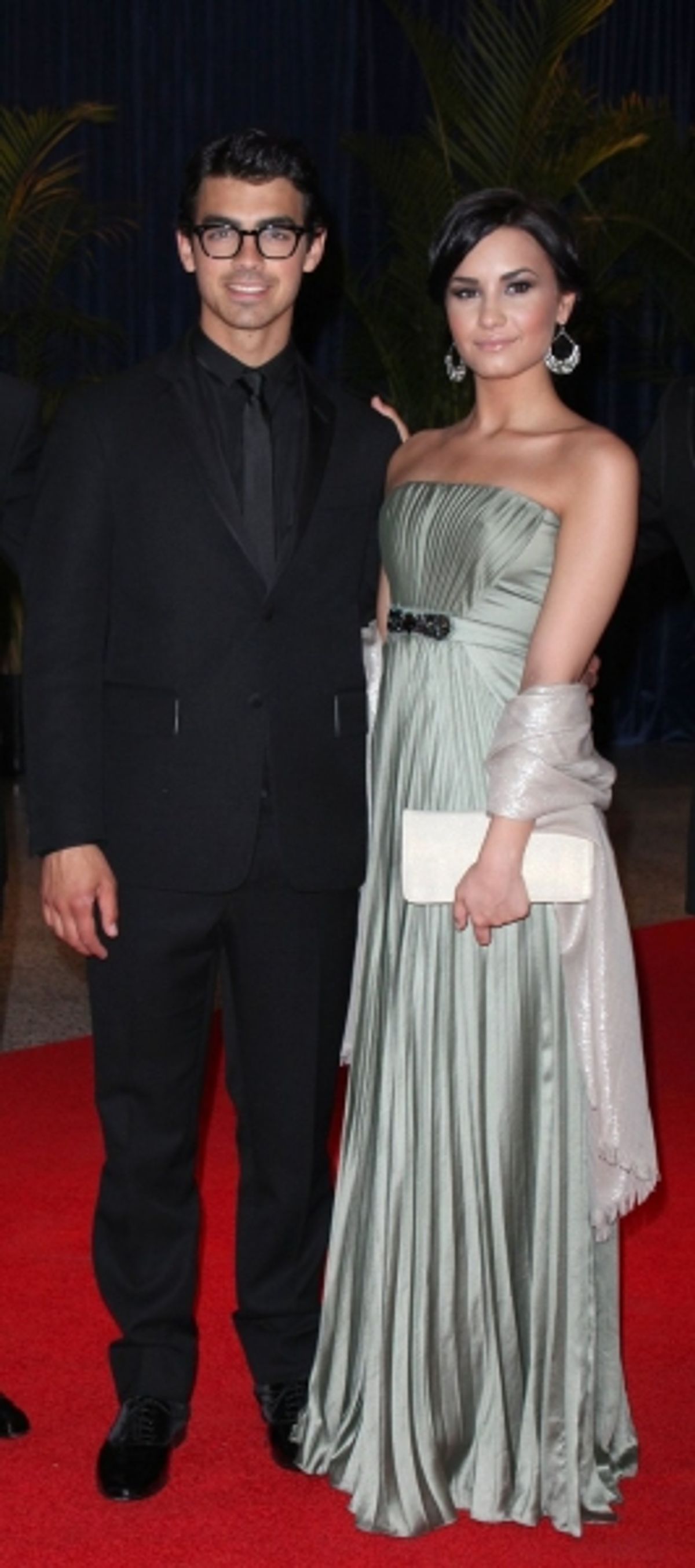 Joe Jonas & Demi Lovato at 