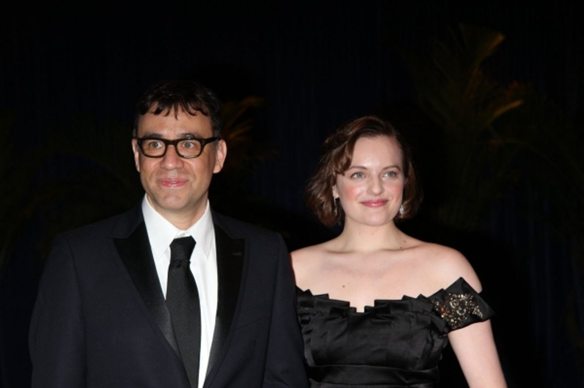 Fred Armison & Elisabeth Moss at 