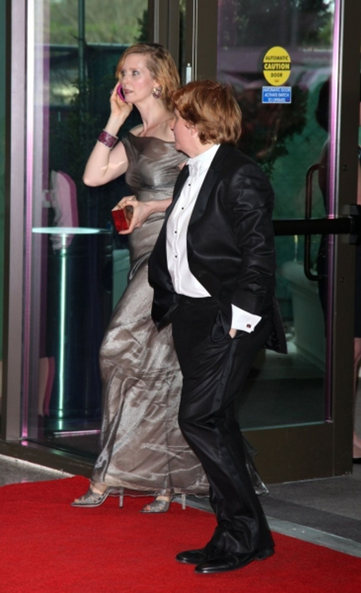 Cynthia Nixon & Christine Marinoni at 