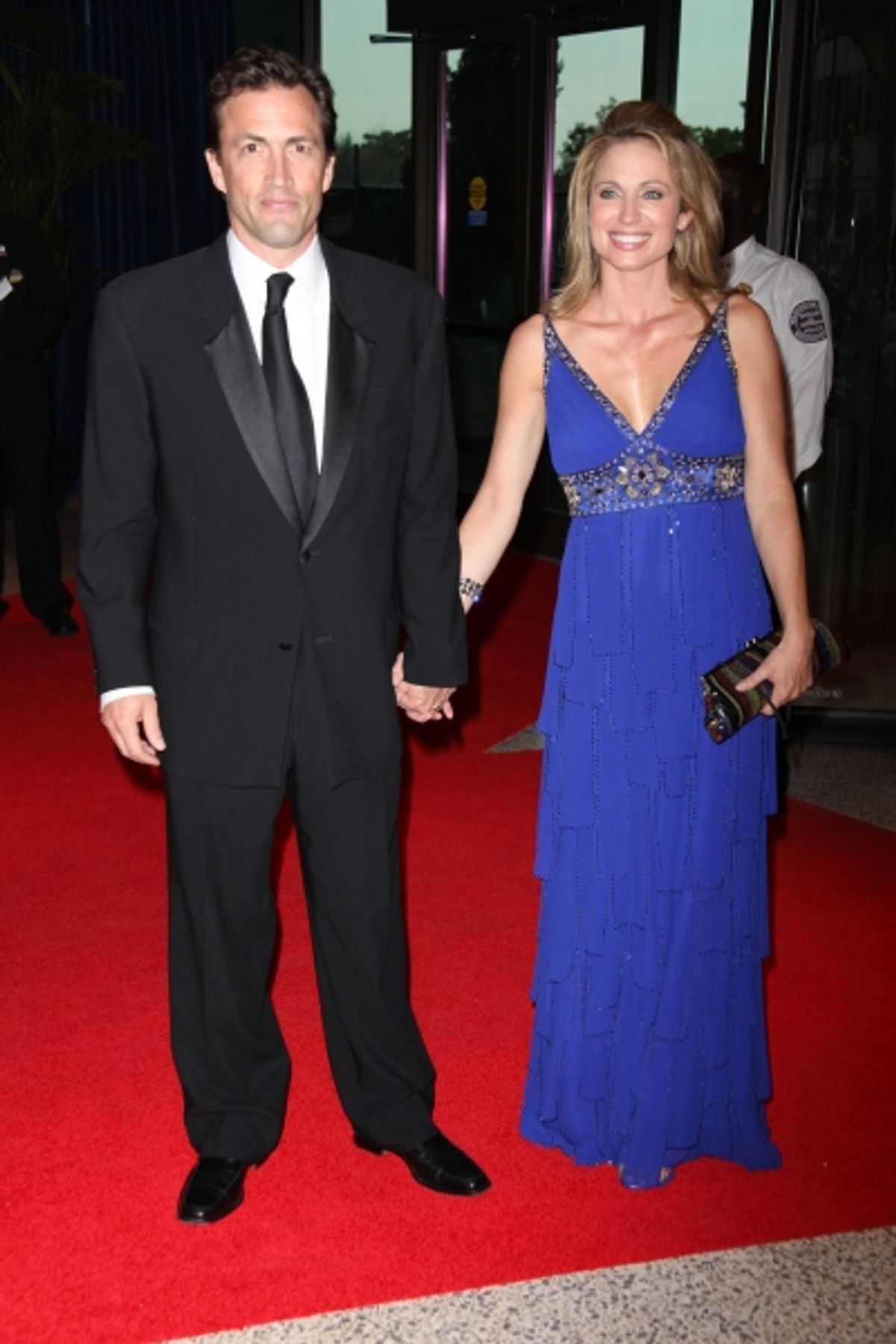 Andrew Shue & Amy Robach at 