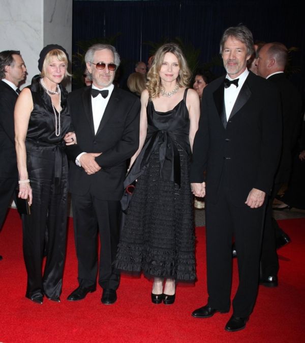 Kate Capshaw, Steven Spielberg, Michelle Pfeiffer & David E. Kelley Photo