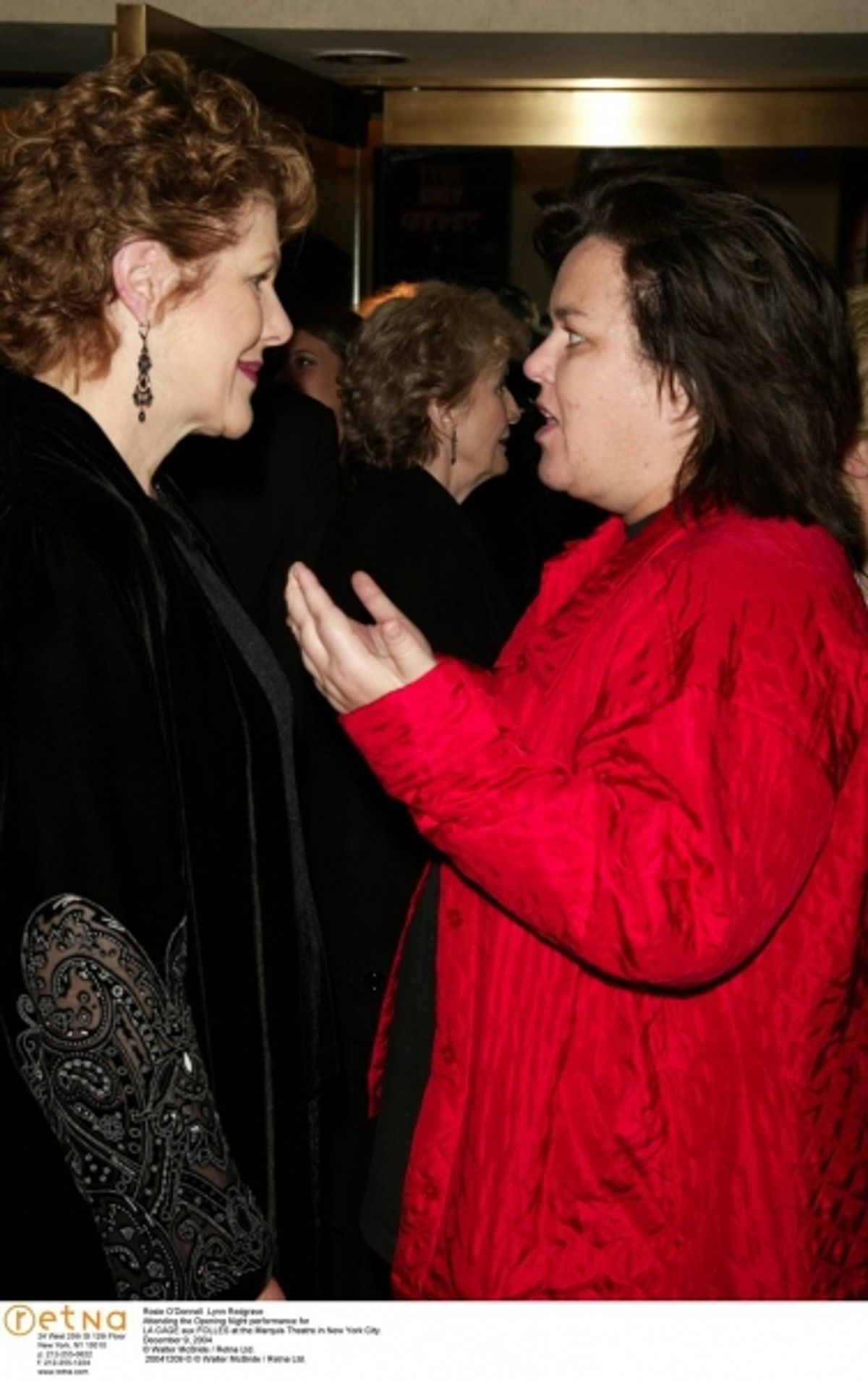 Lynn Redgrave with Rosie O'Donnell at 