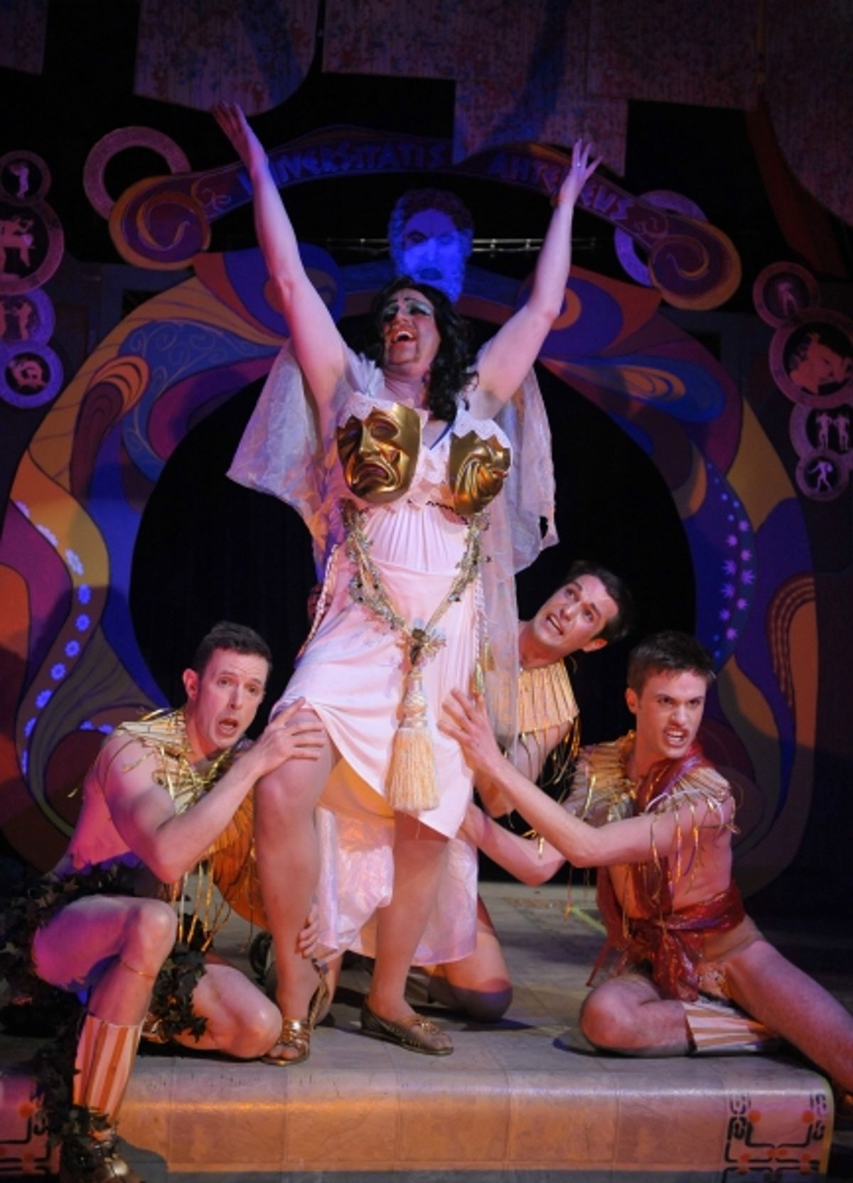 Russell Blackwood with Bobby Singer,  T.J. Buswell and Michael Phillis at 