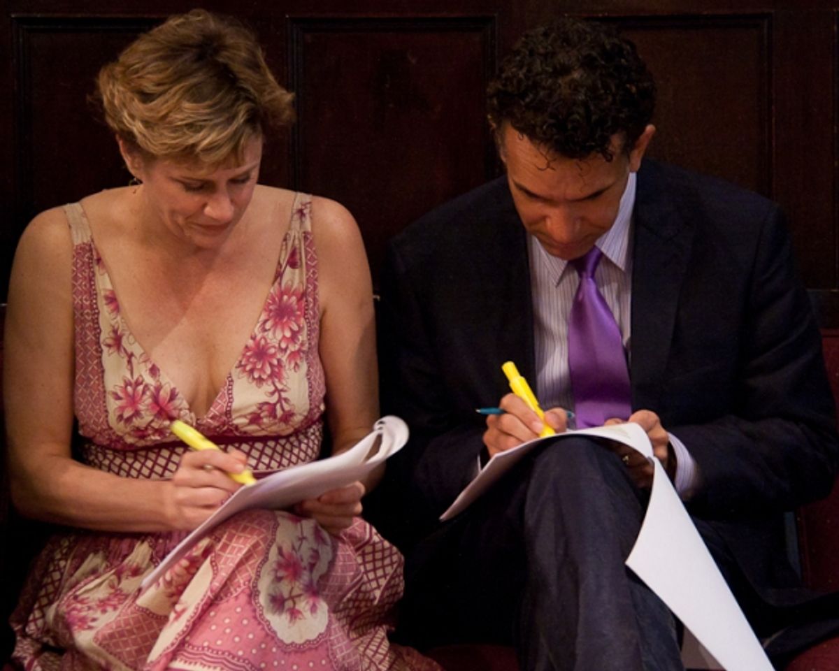Cady Huffman and Brian Stokes Mitchell at 