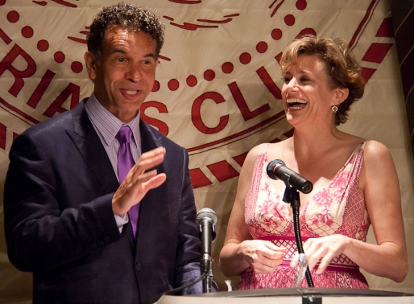 Photo Coverage: Huffman and Stokes Mitchell Announce 2010 Drama Desk Nominees  Image