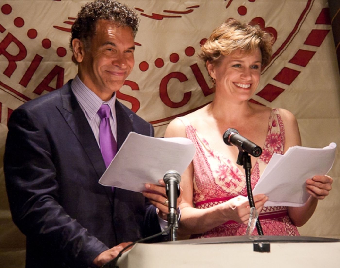 Photo Coverage: Huffman and Stokes Mitchell Announce 2010 Drama Desk Nominees  Image