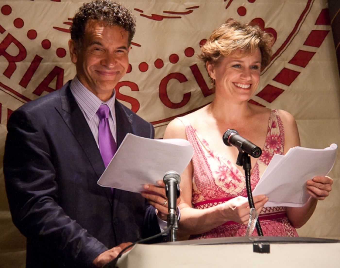Photo Coverage: Huffman and Stokes Mitchell Announce 2010 Drama Desk Nominees  Image